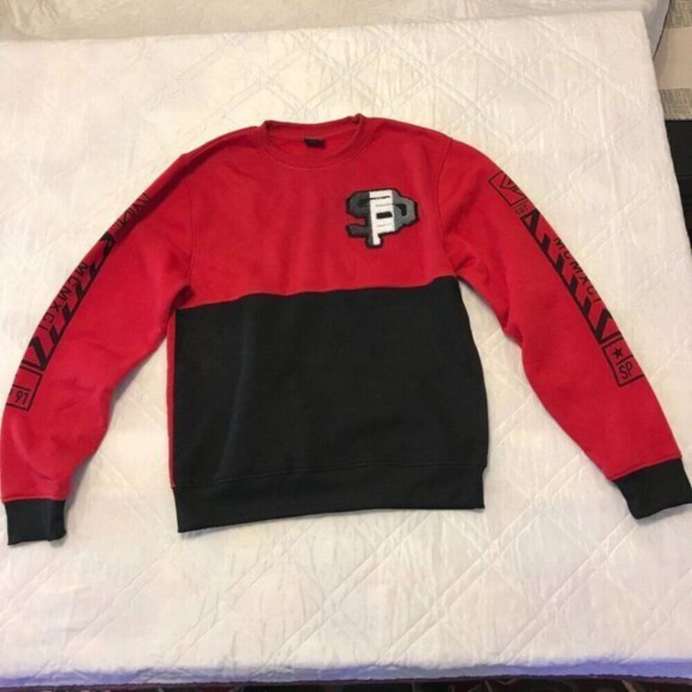 SouthPole red and black sweatshirt M